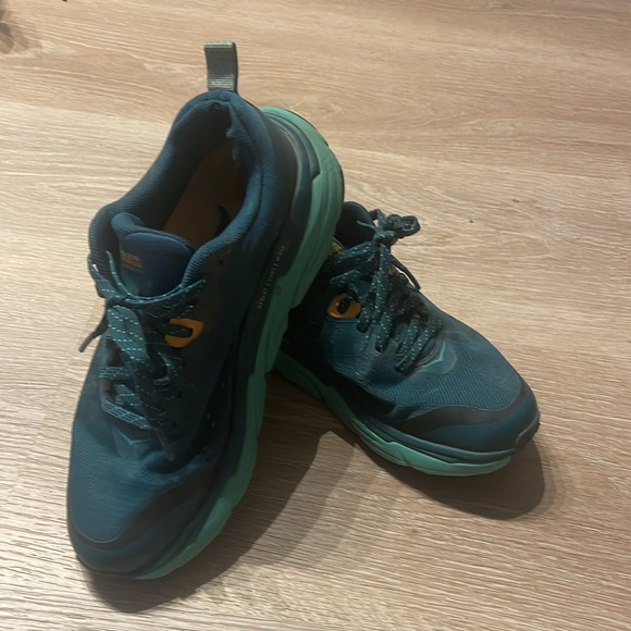 Hoka One One Challenger 6, Size 7.5 Wide Dark Green Running Shoes - Picture 3 of 14